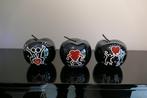 RichART - Lot de 3 pommes en hommage à Keith Haring - L