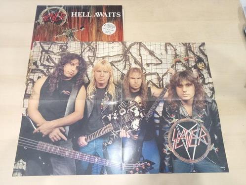 Slayer - HELL AWAITS - vinyl near mint - Including POSTER -, Cd's en Dvd's, Vinyl Singles