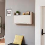 Klaptafel Rautalampi wandbureau voor wandmontage beige [en.c, Huis en Inrichting, Bureaus, Verzenden, Nieuw