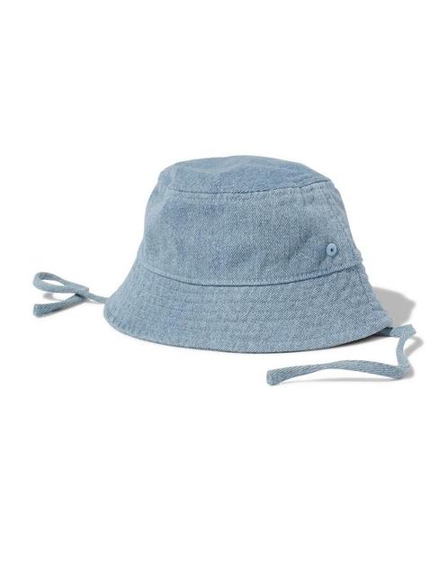 HEMA Baby bucket hat denim blauw, Kinderen en Baby's, Babykleding | Overige, Nieuw, Verzenden