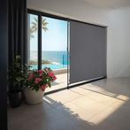 Zonnescherm Taija met handslinger - 120 x 310 cm, donkergrij, Verzenden, Nieuw