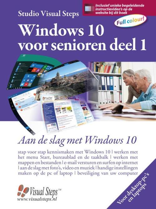 Windows 10 voor senioren 9789059055612 Studio Visual Steps, Boeken, Informatica en Computer, Gelezen, Verzenden