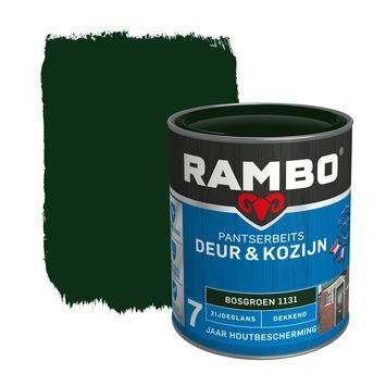 Rambo Pantserbeits Deur&Kozijn Zijdeglans Dekkend Bosgroen, Doe-het-zelf en Verbouw, Verf, Beits en Lak, Beits, Overige kleuren