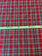 Exclusief Schotse tartanstof, gekleurd in draad,