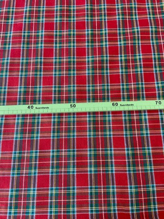 Exclusief Schotse tartanstof, gekleurd in draad,, Antiek en Kunst, Antiek | Kleden en Textiel
