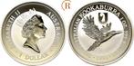 1 Dollar Kookaburra mit Basler Wappen 1996 Australien Basel:, Verzenden