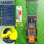 MASKO® Elektrische grasmaaier - Grastrimmer - 37cm - Grijs •, Tuin en Terras, Grasmaaiers, Verzenden, Zo goed als nieuw