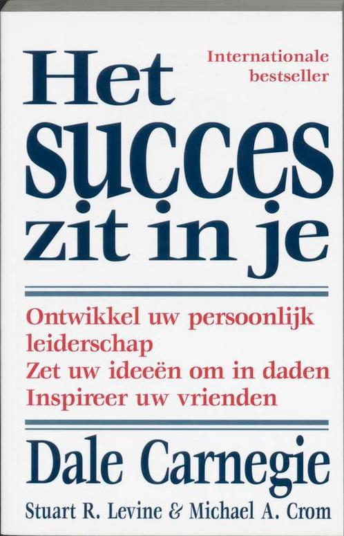 Succes zit in je 9789060579169 D. Carnegie, Boeken, Economie, Management en Marketing, Gelezen, Verzenden