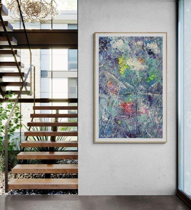 Miroslav Spadrna (Pintorcheco) - Día gélido (icy day) XL-No, Antiek en Kunst, Kunst | Schilderijen | Modern