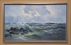 Meeuwis van Buuren (1902-1992) - Zeezicht met fantastische, Antiek en Kunst