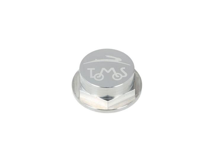 Balhoofdmoer 26mm Tomos A3 / A35 CLAW aluminium zilver met, Fietsen en Brommers, Brommeronderdelen | Algemeen, Nieuw, Ophalen of Verzenden