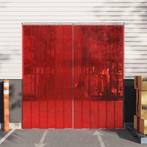 vidaXL Deurgordijn 300x2,6 mm 25 m PVC rood, Huis en Inrichting, Verzenden, Nieuw, Rood