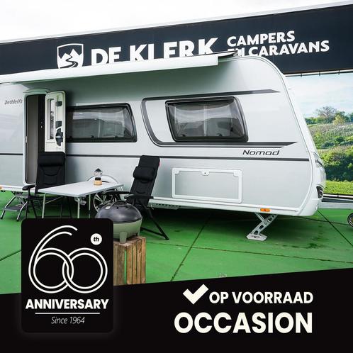 Dethleffs Nomad 520 ELT, Caravans en Kamperen, Caravans, 1250 - 1500 kg, Hordeur, Kachel, Koelkast, Lichtmetalen velgen, Openslaande ramen