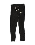 NIKE Womens Graphic Tracksuit Trousers Joggers UK 6 XS Black, Kleding | Dames, Verzenden, Nieuw