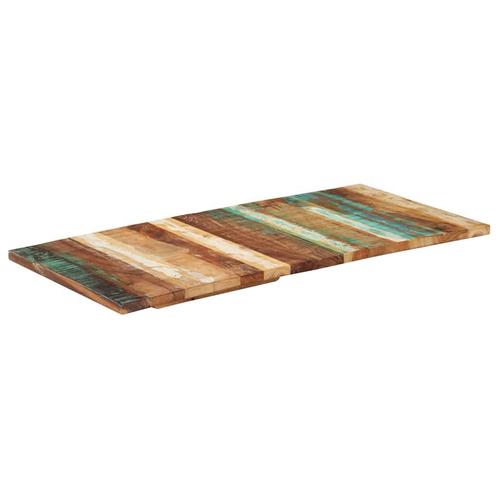 vidaXL Tafelblad rechthoekig 25-27mm 60x120 cm massief, Huis en Inrichting, Tafels | Eettafels, Nieuw, Verzenden