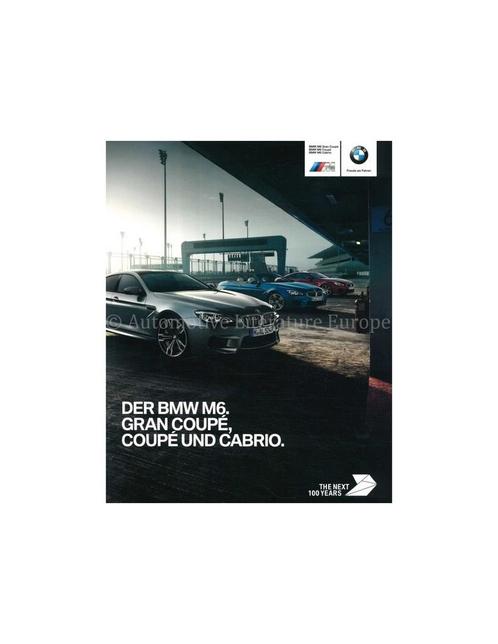 2016 BMW M6 BROCHURE DUITS, Boeken, Auto's | Folders en Tijdschriften, BMW