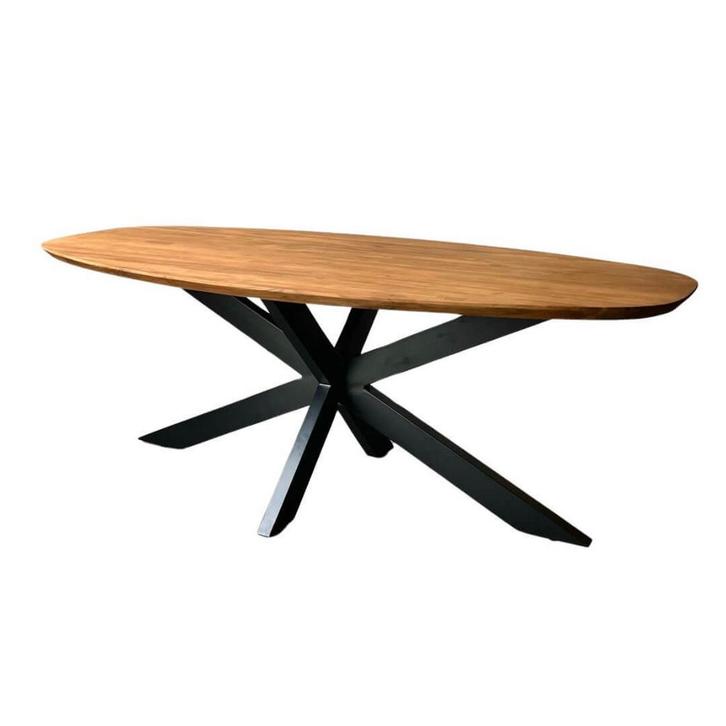 tafel | deens ovaal | teakhout | 190 t/m 250cm | v.a €885,-, Huis en Inrichting, Tafels | Eettafels, Nieuw, Teakhout, Ophalen of Verzenden