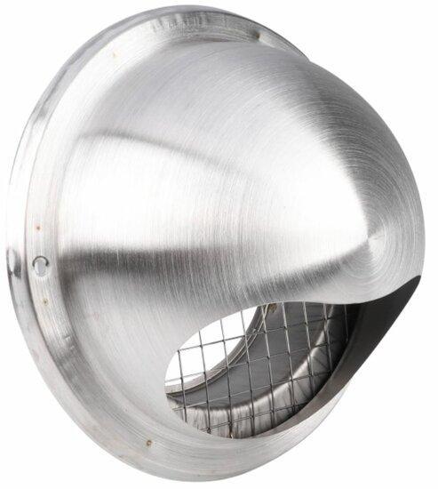 Starx buitenrooster bol model RVS Ø 150 mm, Doe-het-zelf en Verbouw, Hang- en Sluitwerk, Nieuw, Ophalen of Verzenden
