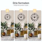 2dekans | Goliving Wandklok Industrieel - Stil uurwerk -, Huis en Inrichting, Woonaccessoires | Klokken, Ophalen of Verzenden