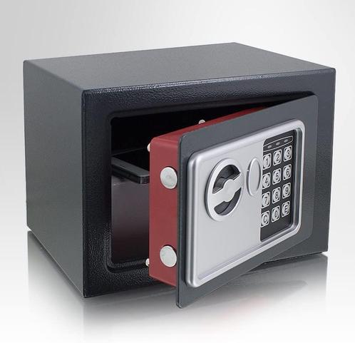 Elektronische Minikluis - Zwart - Incl. wandmontage, Huis en Inrichting, Brandblussers en Brandkasten, Nieuw, Verzenden