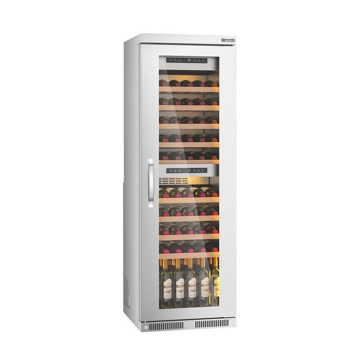 GGM Gastro | Wijnkoelkast - 2 klimaatzones - 100 liter - |, Witgoed en Apparatuur, Koelkasten en IJskasten, 100 tot 150 liter