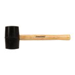 Silverline Zwarte rubberen hamer - massief rubber - hardh..., Doe-het-zelf en Verbouw, Gereedschap | Handgereedschap, Ophalen of Verzenden