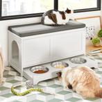 Tweedekans | SoBuy FSR136-W Kattenhuis, Katten Bench,, Dieren en Toebehoren, Ophalen of Verzenden, Zo goed als nieuw