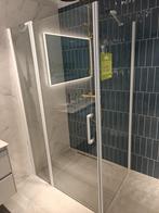 Douchecabine 120x90cm mat wit helder glas antikalk - 0084, Doe-het-zelf en Verbouw, Sanitair, Ophalen, Nieuw, Glas, Douche