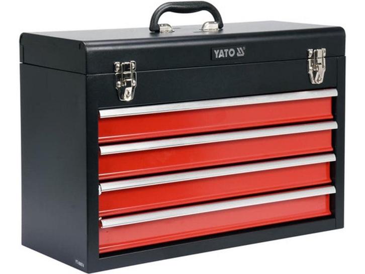 YATO YT-08874 - Gereedschapskist - 4 lades met centrale, Huis en Inrichting, Woonaccessoires | Overige, Nieuw, Verzenden