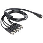 Voeding splitter adapter - 1 naar 5, Doe-het-zelf en Verbouw, Elektra en Kabels, Ophalen of Verzenden, Nieuw, Kabel of Snoer