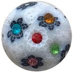 Fako Bijoux® - Click Button - Fimoklei - Bloemetjes Grijs, Verzenden, Nieuw