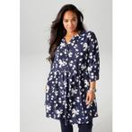 Aniston PLUS Lange blouse met bloemen en kleine stippen, Verzenden, Nieuw
