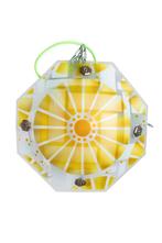 Gesigneerde Hanglamp, Sfeerverlichting, Glazen Schaal Lucha, Huis en Inrichting, Lampen | Hanglampen, Gebruikt, Ophalen of Verzenden