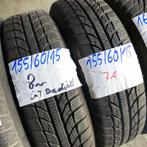 2 x GT Radial 155-60-15 Winterbanden 8mm, Auto-onderdelen, Banden en Velgen, Gebruikt, Band(en), Personenwagen, 15 inch