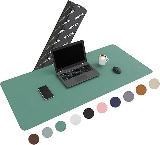 2dekans | Wurk bureau onderlegger - 80 x 40 cm - turquoise, Computers en Software, Muizen, Zo goed als nieuw, Ophalen of Verzenden