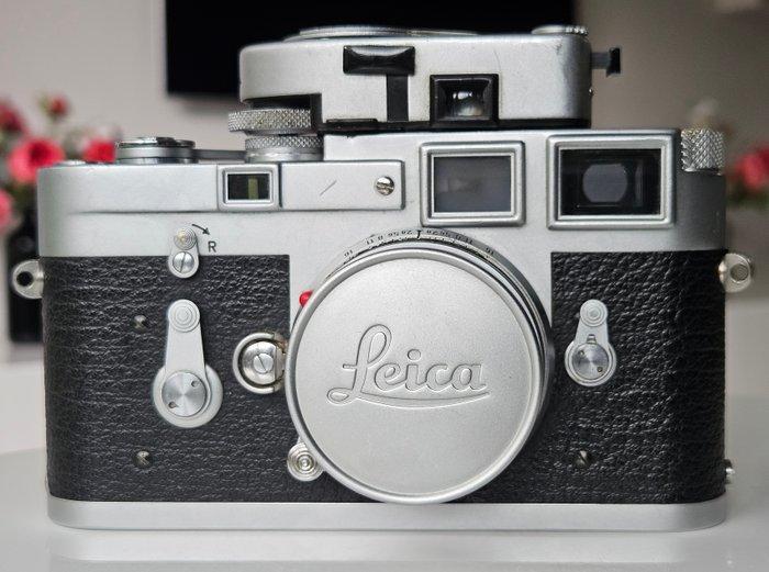 Leica M3, Elmar 50mm/f2.8, Leicameter MR Meetzoeker camera, Verzamelen, Fotografica en Filmapparatuur