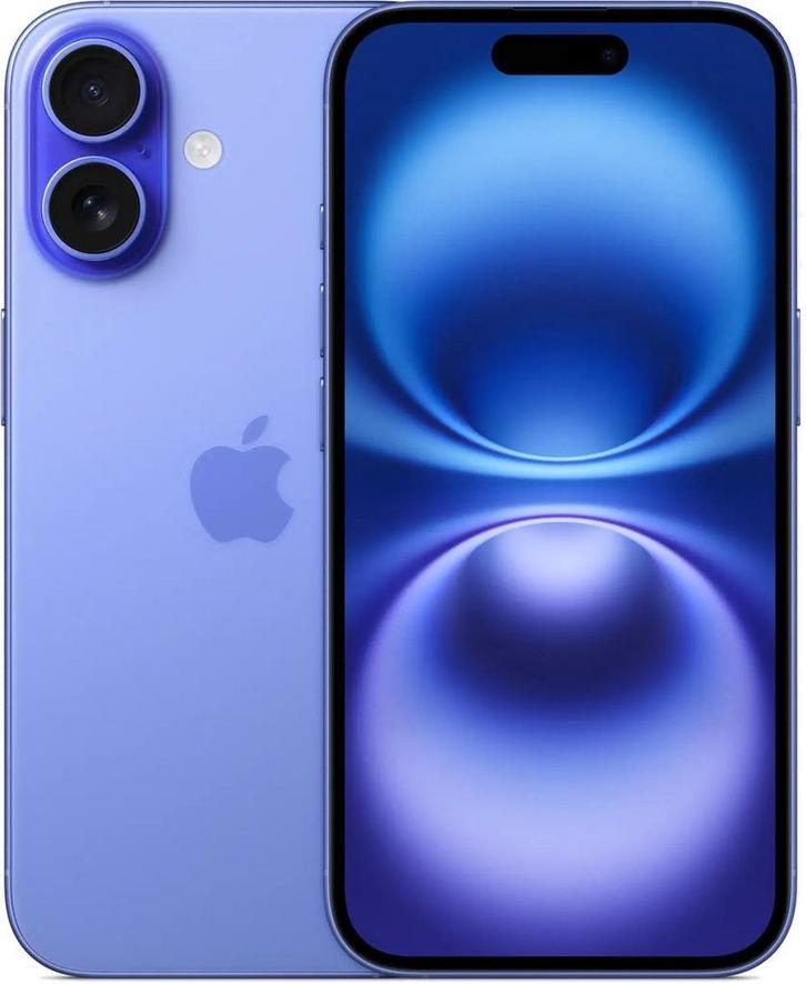 Apple iPhone 16 128GB Blauw SEALED, Telecommunicatie, Mobiele telefoons | Apple iPhone, Zonder abonnement, iPhone 16, Zonder simlock