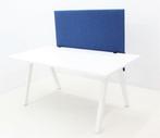 Akoestische scheidingswand - 120x80cm (bxh) - blauw wolvilt, Werkplek, Ophalen of Verzenden, Gebruikt, Overige typen