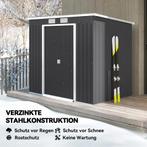 Tuinschuur, Met Ventilatieramen, Schuifdeuren, Verzinkt Staa, Verzenden, Nieuw