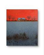 Paco Guzmán - Bajo la luna roja, Antiek en Kunst