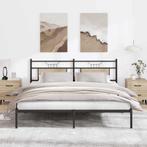 vidaXL Bedframe zonder matras hout sonoma eikenkleurig, Huis en Inrichting, Slaapkamer | Bedden, Bruin, Verzenden, 200 cm, 160 cm