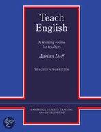 Teach English Teachers Workbook 9780521348638, Zo goed als nieuw