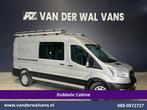 Ford Transit | 2.0 TDCI 131pk L3H2 Dubbele Cabine Euro6, Auto's, Bestelauto's, Gebruikt, Euro 6, Dealer onderhouden, Ford