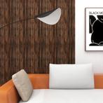 Wandpanelen Boxtel 3D set van 18 licht walnootkleurig 195x31, Doe-het-zelf en Verbouw, Platen en Panelen, Verzenden, Nieuw