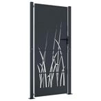 Poort 105x180 antraciet - Retourdeal - Tuinpoort met kort..., Tuin en Terras, Tuinhekken en Hekwerk, Nieuw, Ophalen of Verzenden