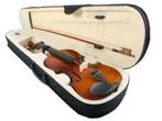 Viool 4/4 3/4 1/2 of 1/8 incl. vioolkist strijkstok NIEUW, Muziek en Instrumenten, Strijkinstrumenten | Violen en Altviolen, Nieuw
