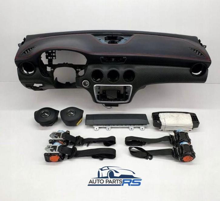 Dashboard + Airbags + Veiligheidsgordels Mercedes W176 AMG, Auto-onderdelen, Dashboard en Schakelaars, Nieuw, Mercedes-Benz, Verzenden
