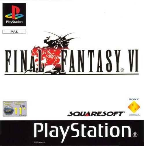 Final Fantasy VI (verpakking Frans, game Engels) (PlaySta..., Spelcomputers en Games, Games | Sony PlayStation 1, Gebruikt, Verzenden