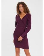 Vero Moda Gebreide jurk VMHOLLYREM LS V-NECK DRESS GA NOOS, Verzenden, Nieuw