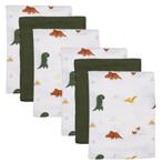 Blush & Blossom Dinosaurus 70 x 70 cm 6 Stuks Hydrofiel, Kinderen en Baby's, Badjes en Verzorging, Verzenden, Nieuw